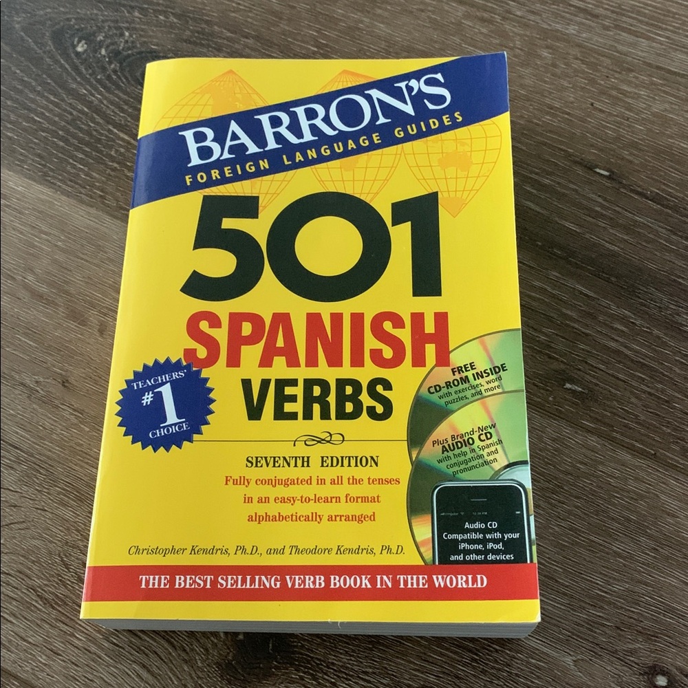 Barron’s 501 Spanish Verbs Book